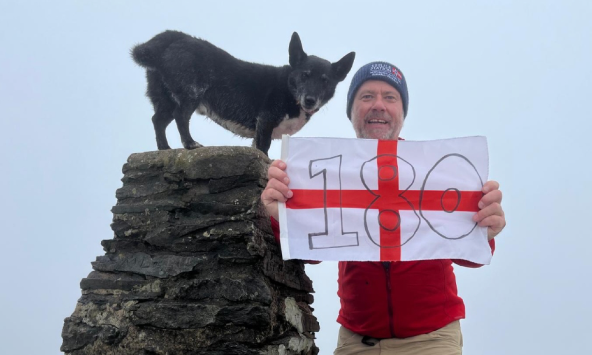 Dog completes epic journey, climbing all mountains